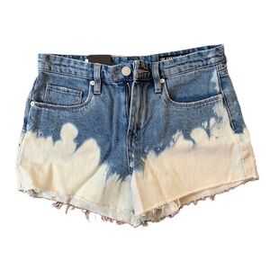 𝅺BLANK NYC 90's Baby Cut-Off Bleached Jean Shorts Size 26 The Barrow NEW